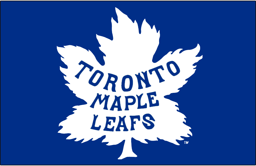 Toronto Maple Leafs 1927 28-1933 34 Jersey Logo iron on paper